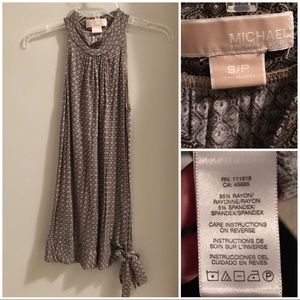 Michael Kors sleeveless blouse. Like new!!